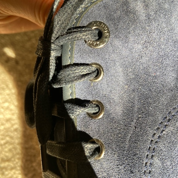 Lanvin Mens suede toe cap sneakers - Picture 3 of 3